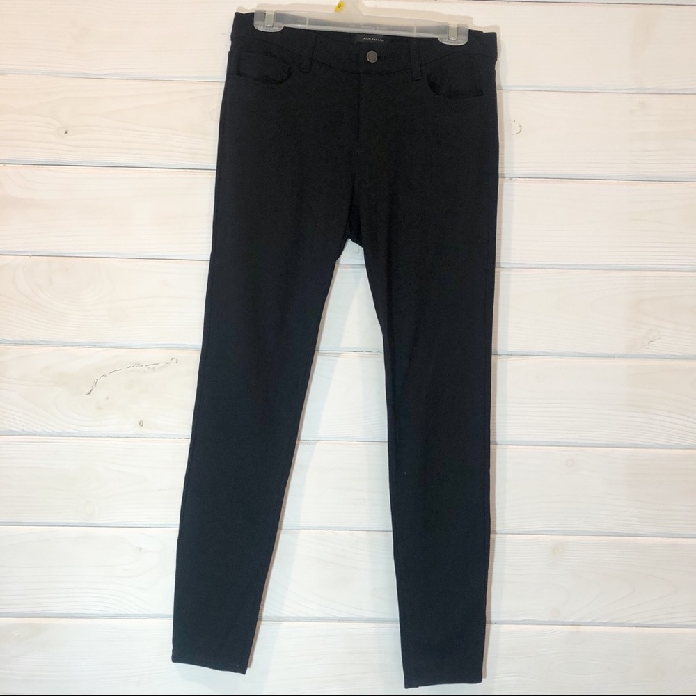 Ann Taylor Super Skinny Modern Fit Black Pants